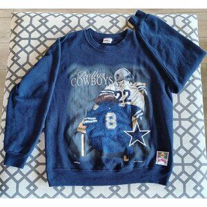 Vintage 1994 Nutmeg Dallas Cowboys Sweatshirt M NFLP Emmitt Smith Graphic Crewne